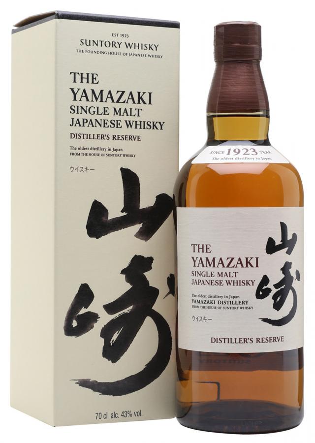 ウイスキー SUNTORY THE YAMAZAKI SINGLE MALT WHISKY The Yamazaki Distillers Reserve Single Malt Japanse Whisky - t